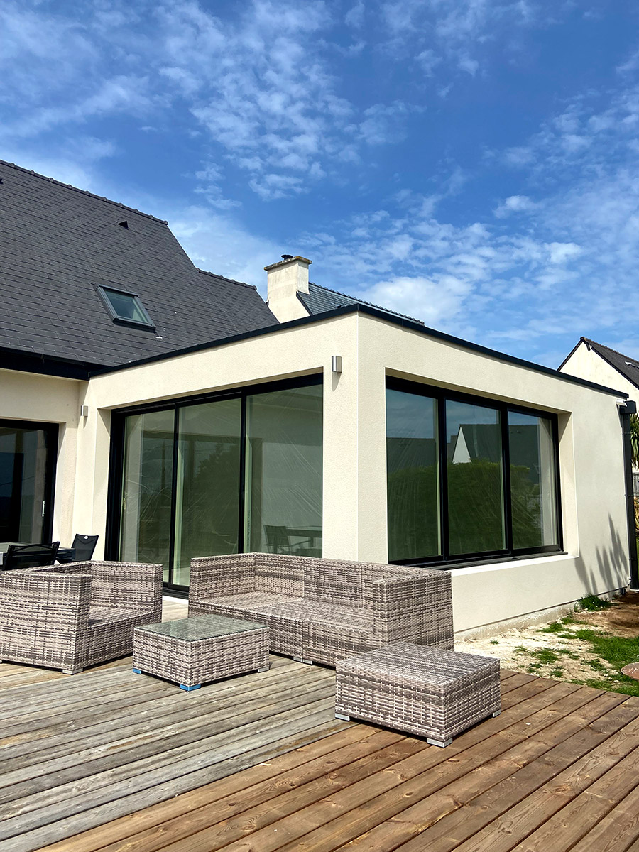 Extension d’habitation au Relecq-Kerhuon