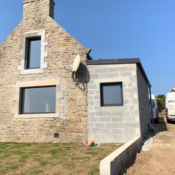 Rénovation et extension d'une maison à Roscoff