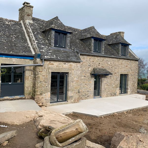 Rénovation et extension d'une maison à Roscoff