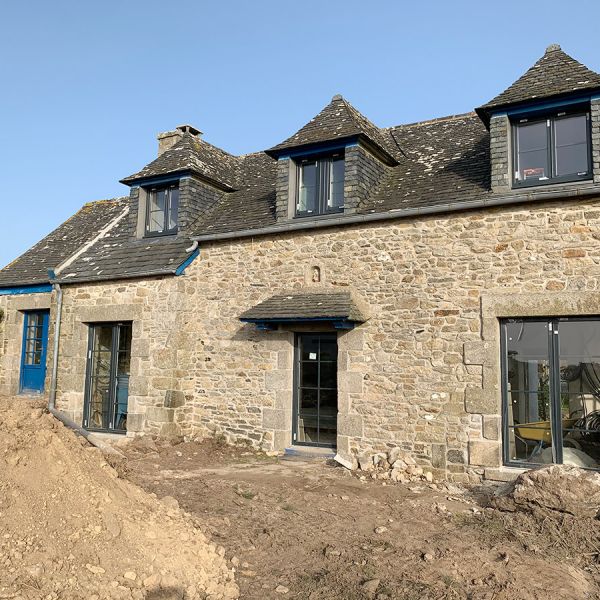 Rénovation et extension d'une maison à Roscoff